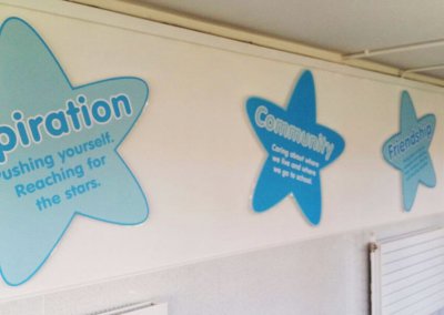 Pipworth Primary school wall display
