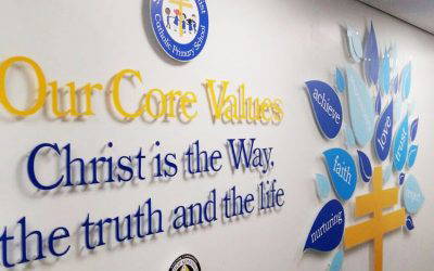 St John the Baptist Primary School expressed a catholic school ethos