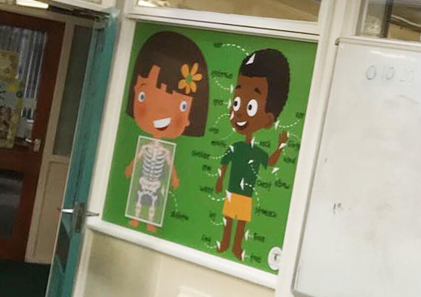 Classroom wall displays can feature any topic you wish to display.