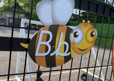 cut out alphabet Bee