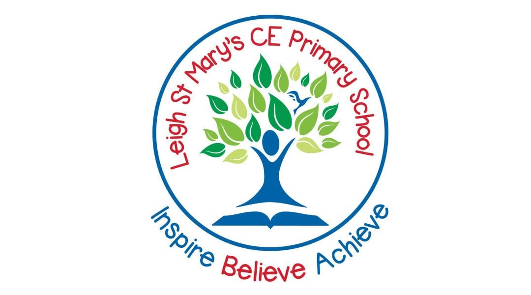 Primary school branding for Leigh St Marys