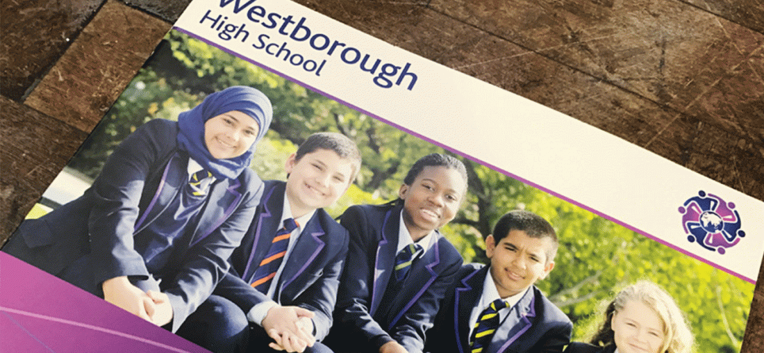School prospectus, photography and printed marketing materials