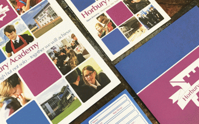 School prospectus design and marketing literature