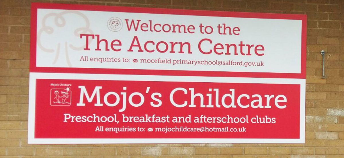 Major makeover at Moorfield – Superb signage and brilliant branding