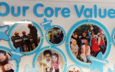 Pipworth Primary school wall display