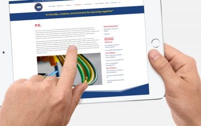 Creating new website to match school branding
