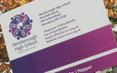 External school signs at Westborough high school