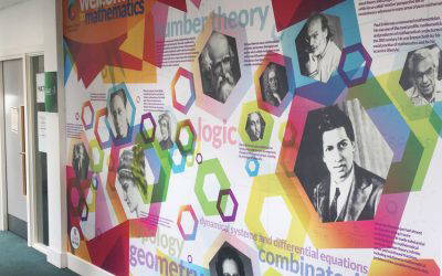 Cheshire College rolls out the curriculum across its walls with our college wall art