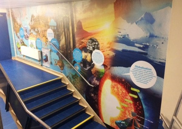 Design for Education school wall art
