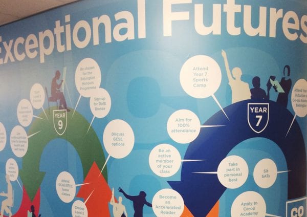 Design for Education school wall art