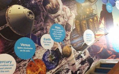 Wall art that is out of this world at the Co-op Academy Bebington