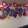 School Core Values Wall Display