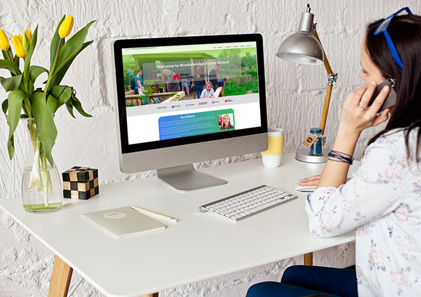 Stocksbridge Junior’s new school website reflects the rich variety of educational activity in the school