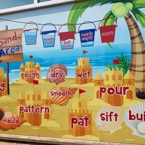 Sand Play Area Wall Art Graphics