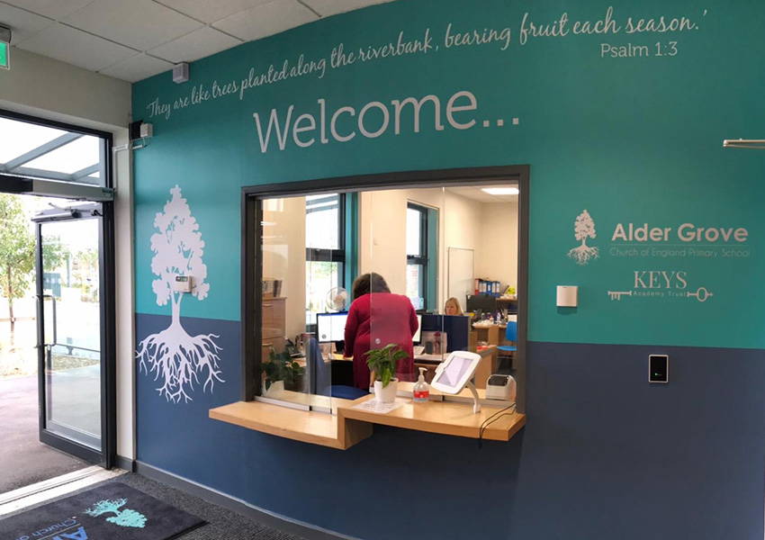 Alder Grove Church of England School New Reception Area