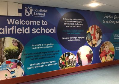 Refreshed school branding