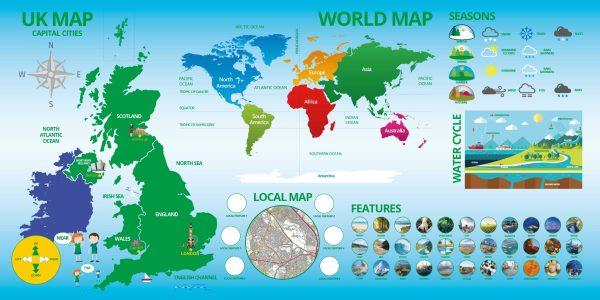 Customisable Geography Wall Display for Primary Schools - Image 3