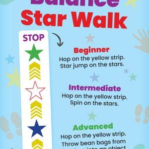 Sensory Circuit - Organising/Calming Wall - Balance Star Walk