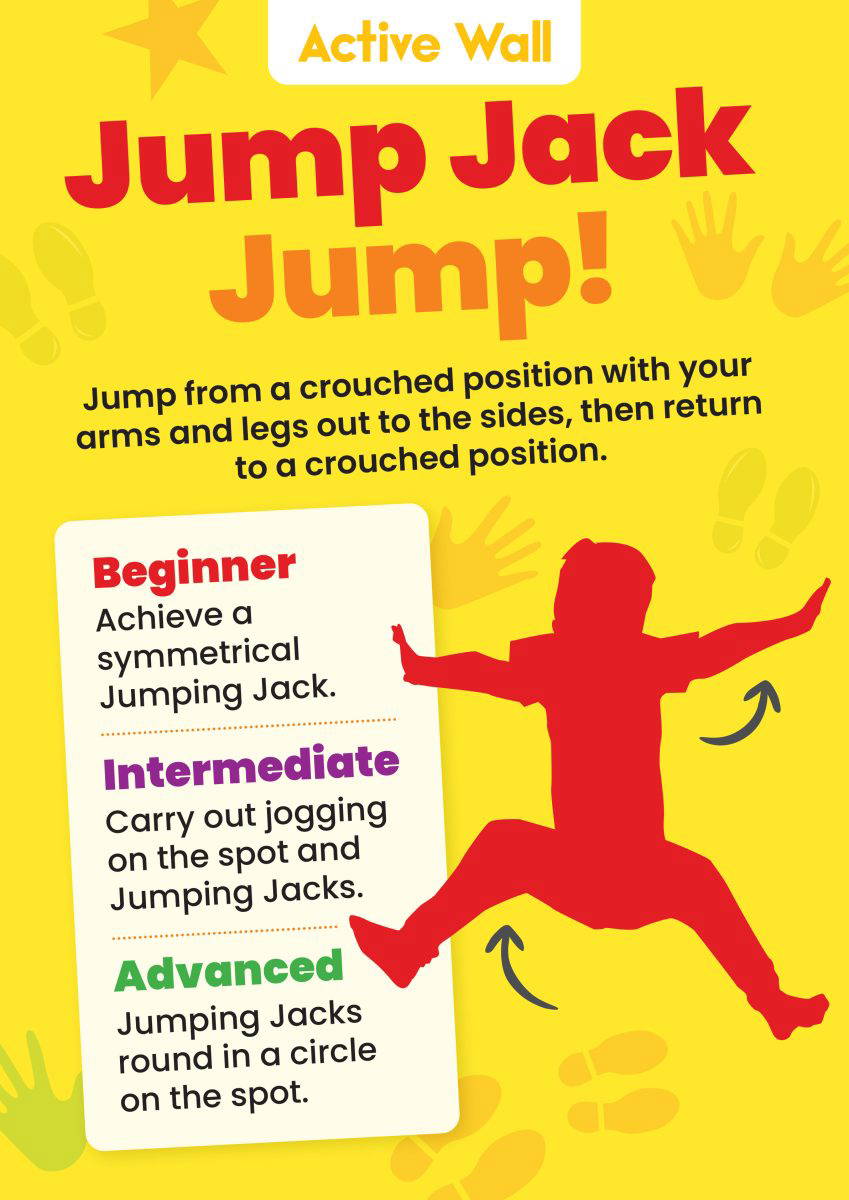 Sensory Circuit Active Wall Jump Jack Jump! Design For Education