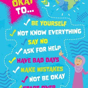 Its Ok to… Positive Piece of Wall Art Decor for Primary Schools