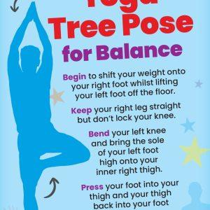 Sensory Circuit - Organising/Calming Wall - Yoga Tree Pose