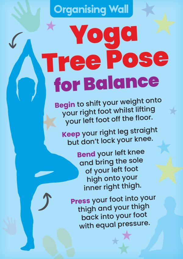 Sensory Circuit - Organising/Calming Wall - Yoga Tree Pose