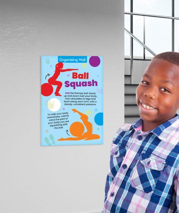 Sensory Circuit - Organising/Calming Wall - Ball Squash - Image 2