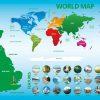 World Map and UK Map Wall Display for Primary Schools - Image 3