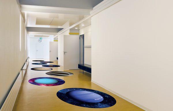 Planets Floor Stickers