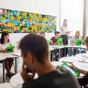 School Science Wall Art Timeline