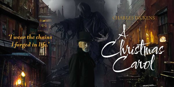 A Christmas Carol wall graphic for Secondary Schools