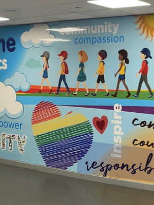 Primary school wall art ideas