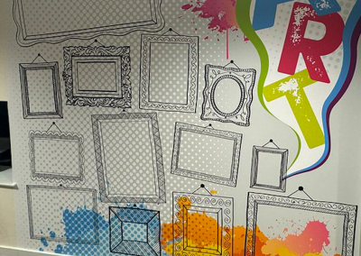 Primary school wall art ideas