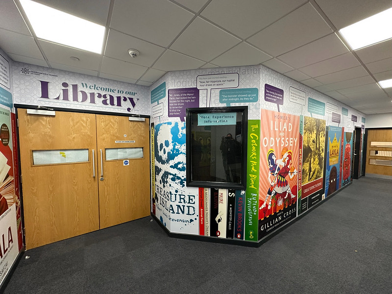 Using Wall Art in School Libraries to Foster a Love for Reading