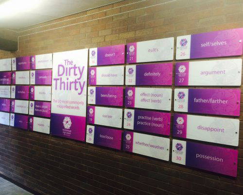 Spelling Wall Display