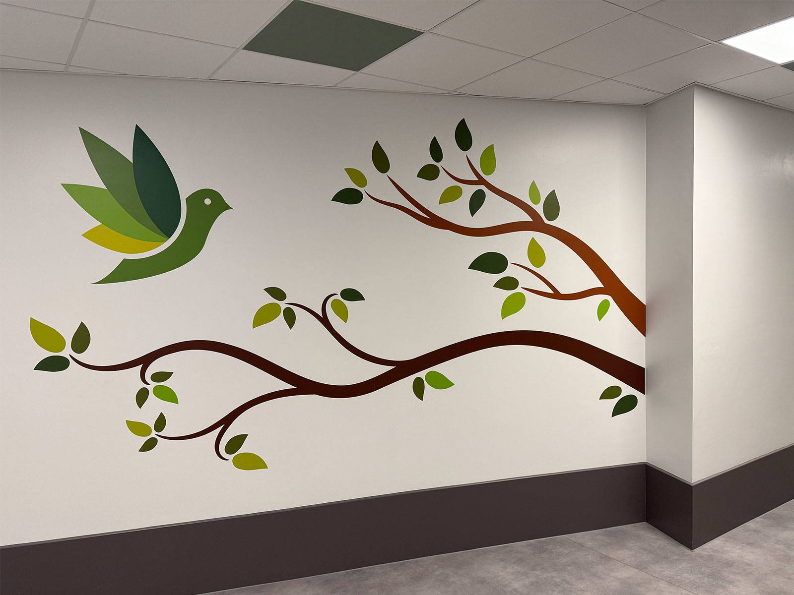 Inclusive School Hall branding for specialist academy