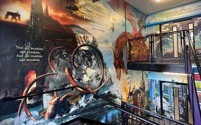 Fir Vale Secondary School Case Study – Fantasy Library Mural