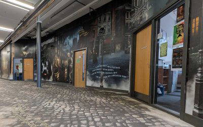 Dickensian English Mural Case Study | Neale Wade Academy