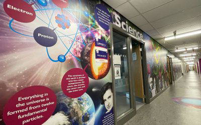Science Wall Art Case Study | Astrea Academy Sheffield