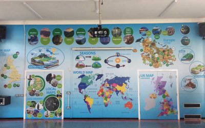 East Ward Primary Case Study | Primary School Geography Wall Art