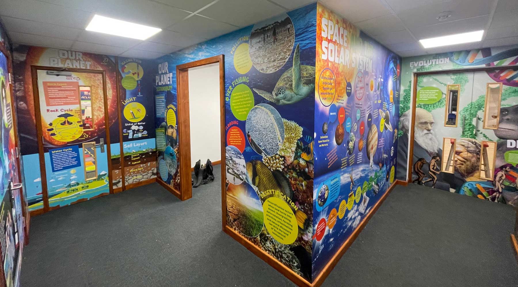 Lowbrook Academy STEM Wall Graphics Case Study - Design For Education