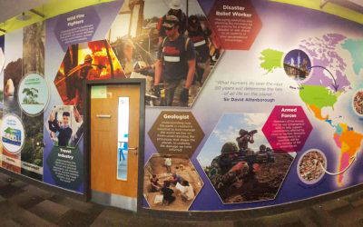 Neale Wade Academy Case Study | Geography Corridor Wall Art