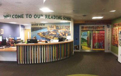 River View Primary Case Study: Celebrating Reading Wall Graphics