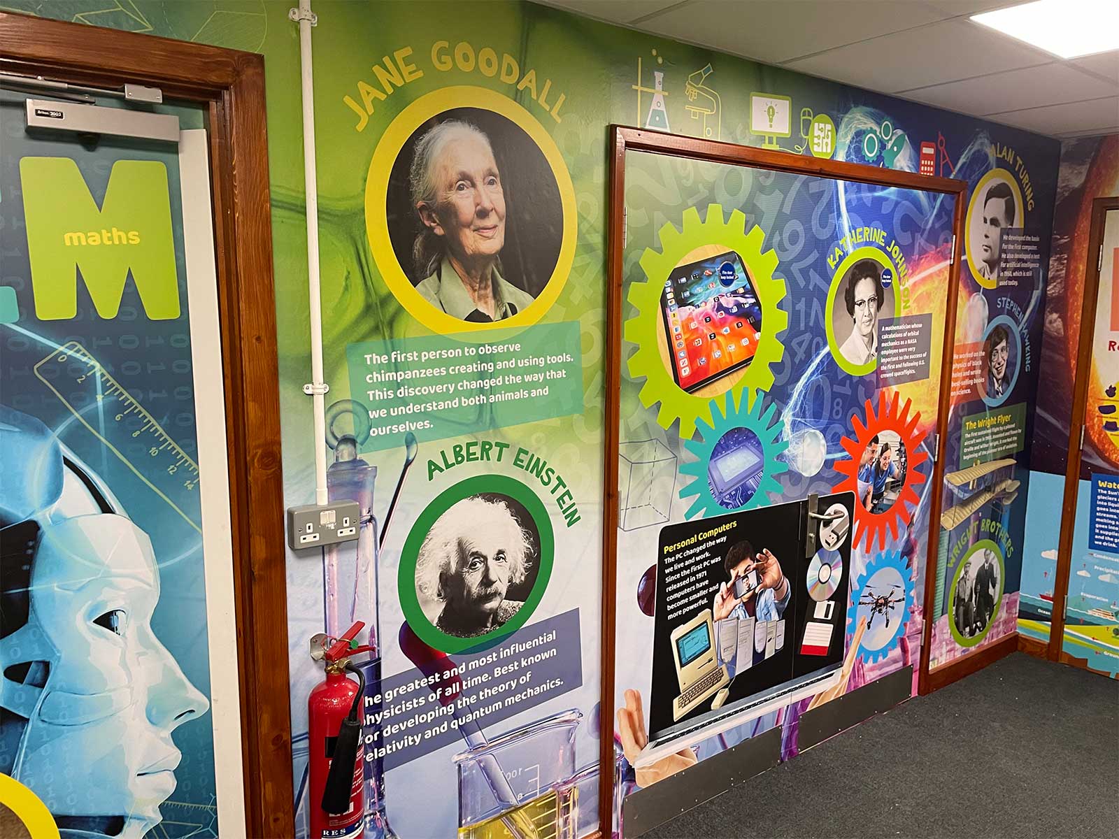 Lowbrook Academy STEM Wall Graphics Case Study - Design For Education