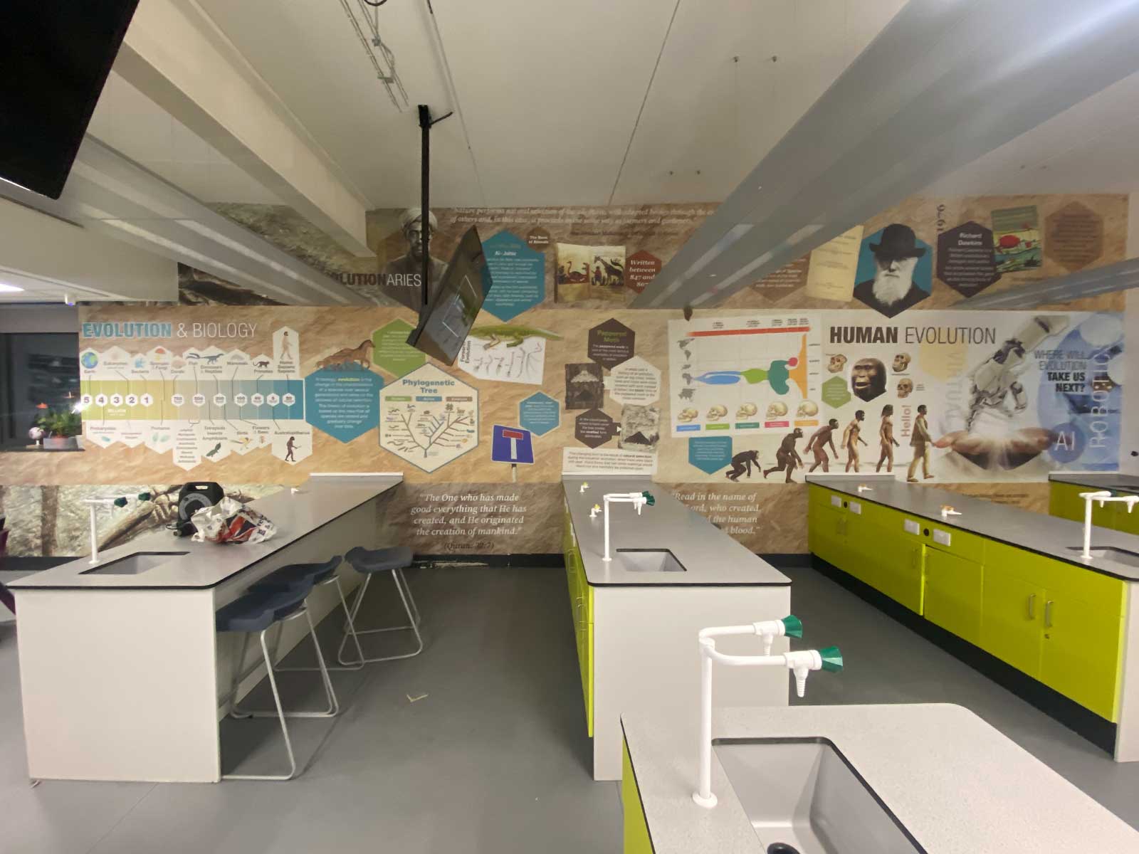 Star Academies Case Study - Science Lab Wall Art - Design For Education