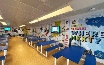 School Canteen Wall Art Case Study | Barnsley Academy