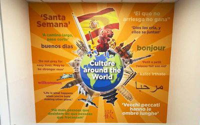 Harper Green School Case Study | Languages Wall Graphics